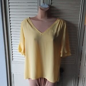 Nwt Yellow Top